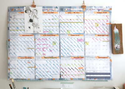 2018 Wall Planner Calendar for Makers